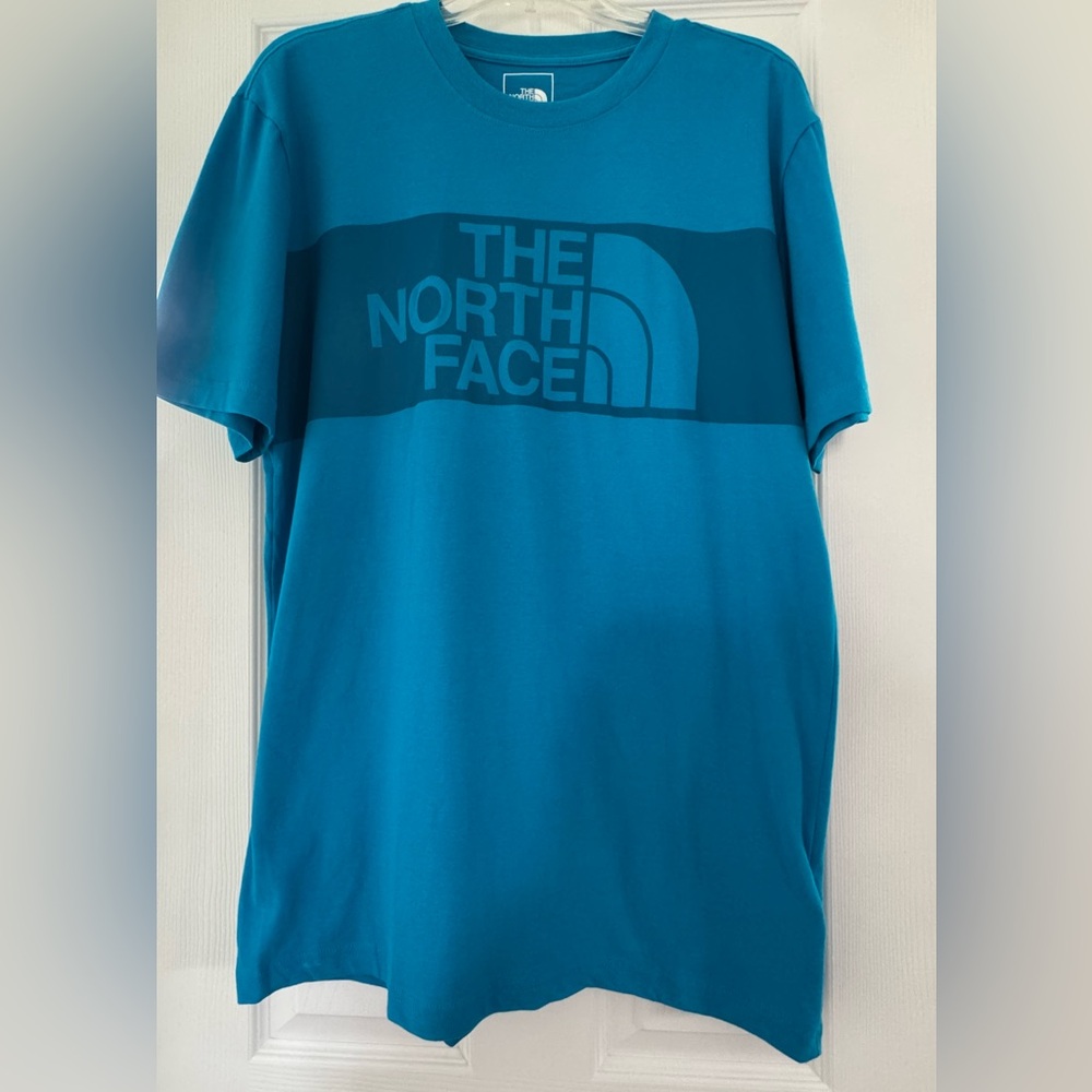 Men’s Blue The North Face Cotton T-Shirt SZ Large